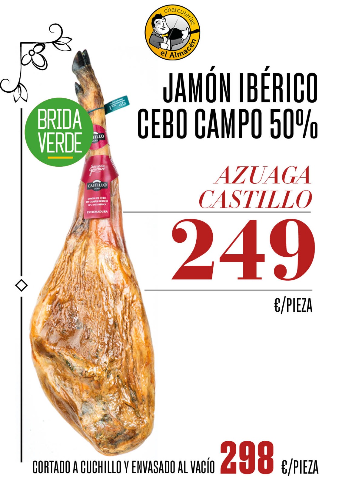 Jamón Iberico, Jamón Iberico de Cebo, Jamón Iberico de Cebo Salamanca
