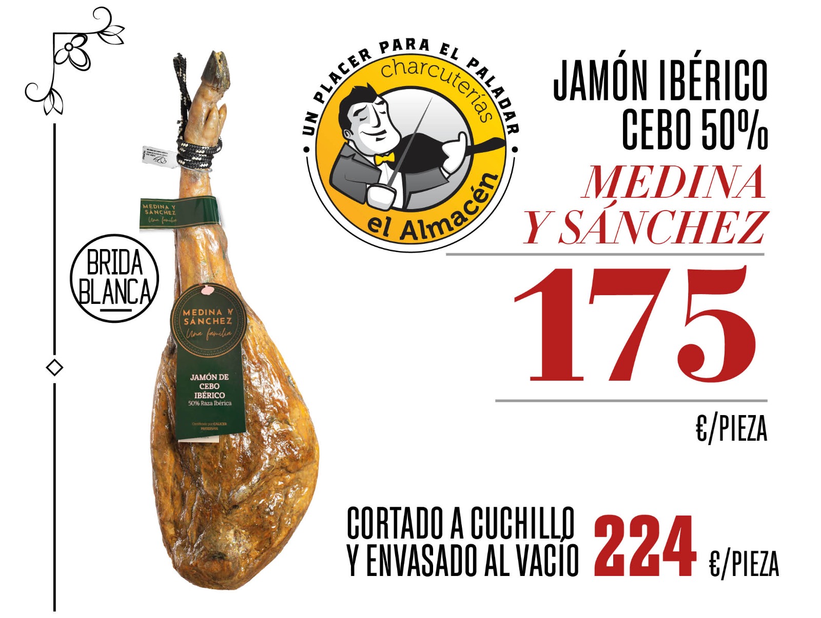 Jamón Julián Martín, Jamón Ibérico de Cebo, Jamón